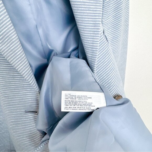 Gap Womens 6 Academy Stripe Stretch Ponte Blazer - Picture 12 of 15